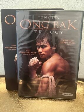 #1774** Ong Bak Trilogy DVD - Tony Jaa - Black & Bronze Cover